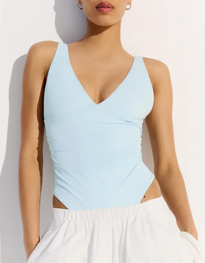 Body fruncido con tirantes Body fruncido con tirantes