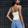 Body sin mangas de cuello redondo Body sin mangas de cuello redondo
