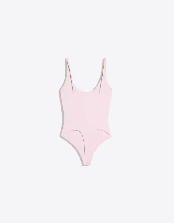 Body sin mangas de cuello redondo Body sin mangas de cuello redondo