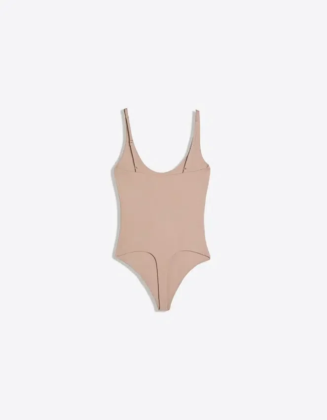 Body sin mangas de cuello redondo Body sin mangas de cuello redondo