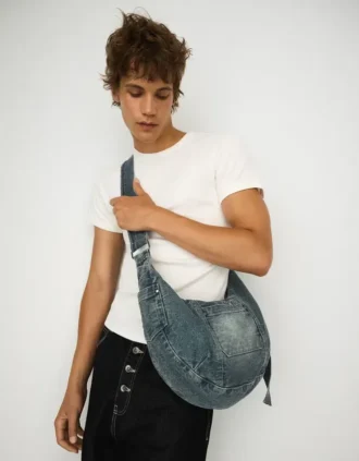Bolso bandolera de Denim – Accesorios – Hombre