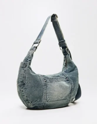 Bolso bandolera de Denim – Accesorios – Hombre