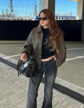 Bolso tipo bolero con efecto desgastado y asas – Accesorios Bolso tipo bolero con efecto desgastado y asas – Accesorios