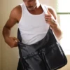 Bolso tipo cubo con doble bolsillo – Accesorios – Hombre Bolso tipo cubo con doble bolsillo – Accesorios – Hombre