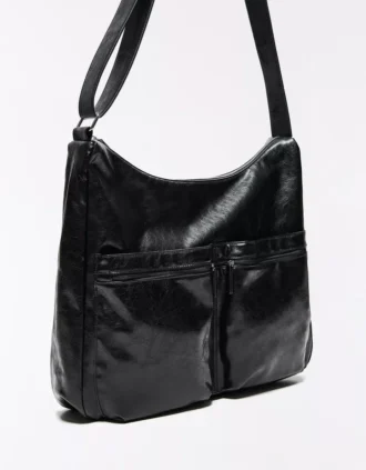 Bolso tipo cubo con doble bolsillo – Accesorios – Hombre