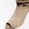 Botas de tacón bajo abierto – Botines y botines Botas de tacón bajo abierto – Botines y botines