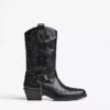 Botas vaqueras con detalle de cadena – Botines – Hombre Botas vaqueras con detalle de cadena – Botines – Hombre