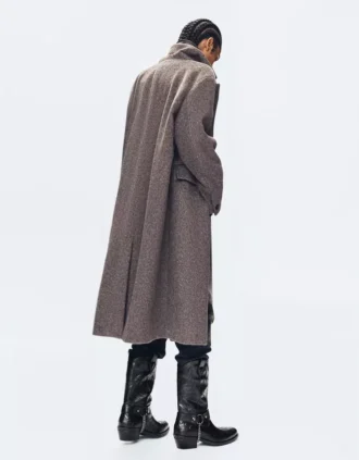 Botas vaqueras con detalle de cadena – Botines – Hombre