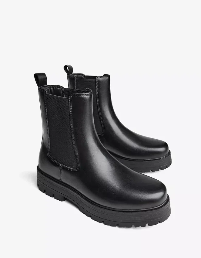 Botines con detalle elástico – Botines Botines con detalle elástico – Botines