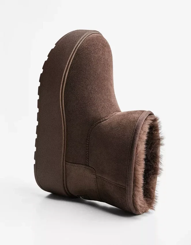 Botines de plataforma con forro de piel – Zapatos Botines de plataforma con forro de piel – Zapatos