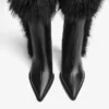 Botines de tacón con detalle de piel – Botas y botines Botines de tacón con detalle de piel – Botas y botines