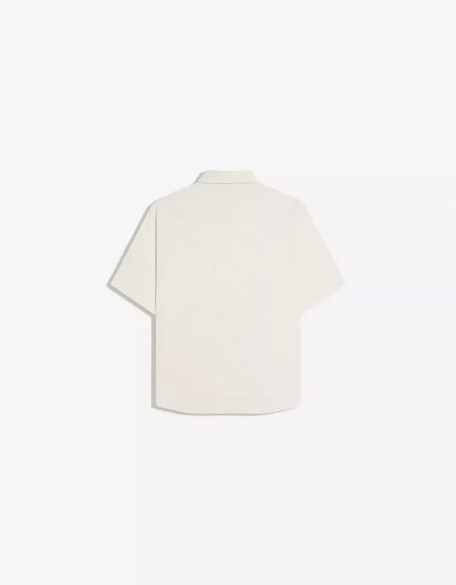 Camisa de manga corta con bordado y corte holgado – Camisas – Hombre Camisa de manga corta con bordado y corte holgado – Camisas – Hombre