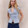 Camisa de manga corta con cremallera – Camisas y blusas Camisa de manga corta con cremallera – Camisas y blusas