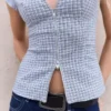 Camisa de manga corta con cremallera – Camisas y blusas Camisa de manga corta con cremallera – Camisas y blusas