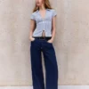 Camisa de manga corta con cremallera – Camisas y blusas Camisa de manga corta con cremallera – Camisas y blusas