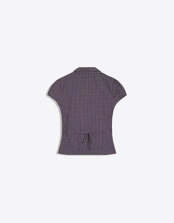Camisa de popelín de manga corta Camisa de popelín de manga corta