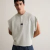Camiseta de felpa con corte ajustado – Camisetas y Polos Camiseta de felpa con corte ajustado – Camisetas y Polos