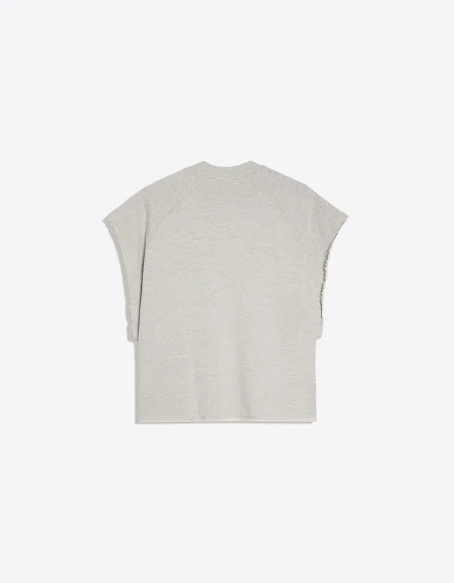 Camiseta de felpa con corte ajustado – Camisetas y Polos Camiseta de felpa con corte ajustado – Camisetas y Polos