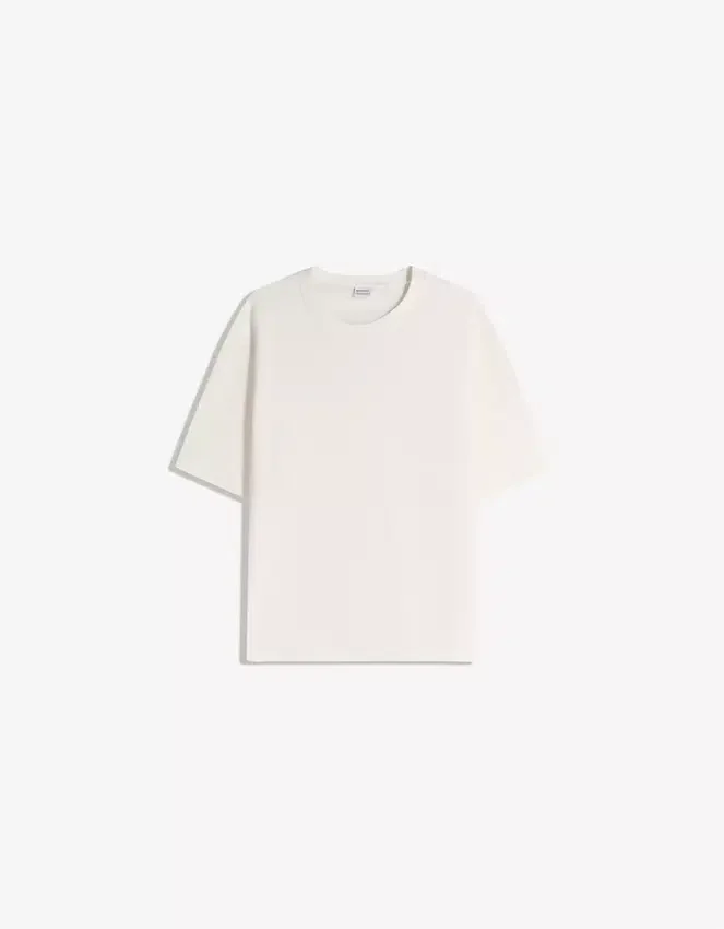 Camiseta de felpa de manga corta – Camisetas y Polos Camiseta de felpa de manga corta – Camisetas y Polos