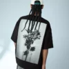 Camiseta de felpa de manga corta con estampado – Camisetas y Polos Camiseta de felpa de manga corta con estampado – Camisetas y Polos