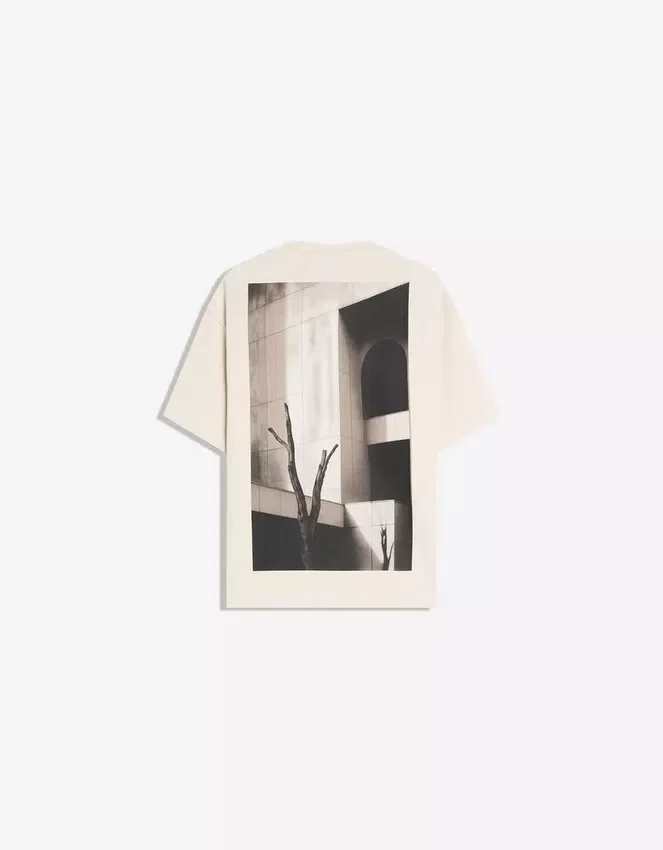 Camiseta de felpa de manga corta con estampado – Camisetas y Polos Camiseta de felpa de manga corta con estampado – Camisetas y Polos