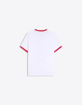 Camiseta de manga corta con contraste de Paul Frank