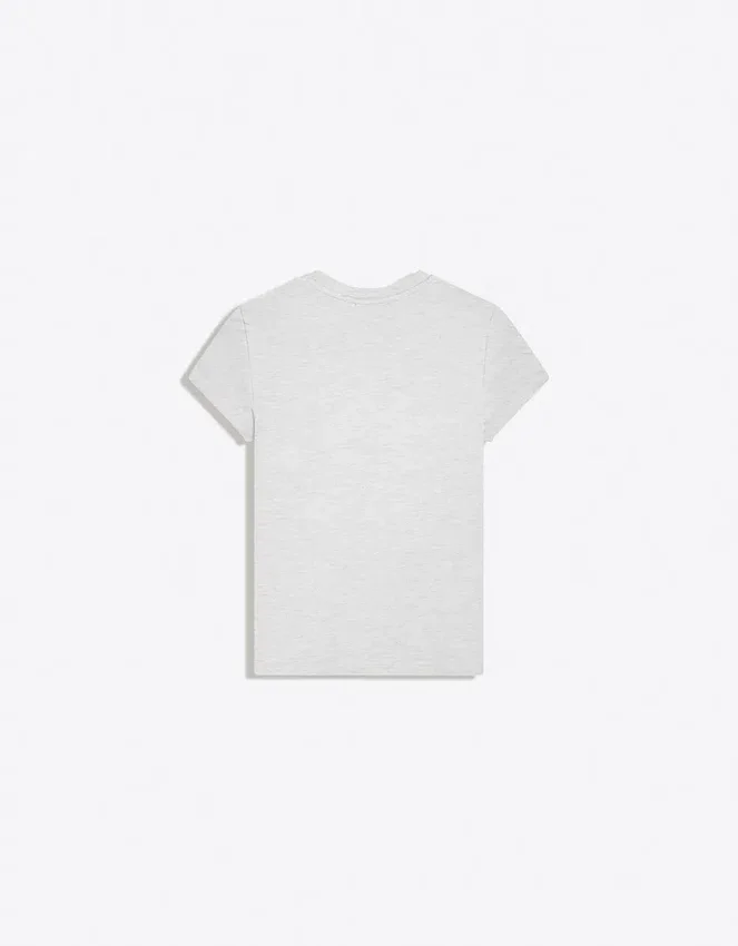 Camiseta de manga corta con cuello redondo – Camisetas – Mujer Camiseta de manga corta con cuello redondo – Camisetas – Mujer