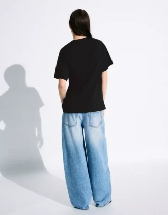 Camiseta de manga corta con estampado de Billie Eilish