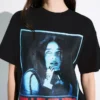 Camiseta de manga corta con estampado de Billie Eilish Camiseta de manga corta con estampado de Billie Eilish