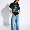 Camiseta de manga corta con estampado de Billie Eilish Camiseta de manga corta con estampado de Billie Eilish
