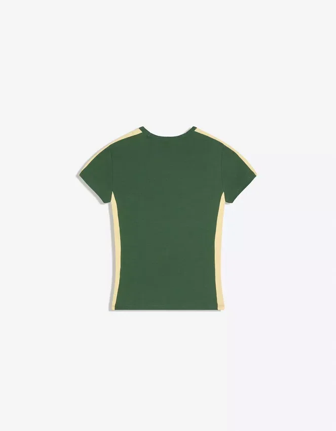 Camiseta de manga corta con estampado deportivo – #Bershkastyle – Mujer Camiseta de manga corta con estampado deportivo – #Bershkastyle – Mujer