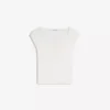 Camiseta de manga corta con fruncido