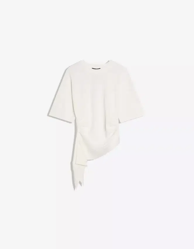 Camiseta de manga corta con fruncido Camiseta de manga corta con fruncido