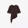 Camiseta de manga corta con fruncido – #Bershkastyle – Mujer Camiseta de manga corta con fruncido – #Bershkastyle – Mujer