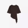 Camiseta de manga corta con fruncido – #Bershkastyle – Mujer Camiseta de manga corta con fruncido – #Bershkastyle – Mujer