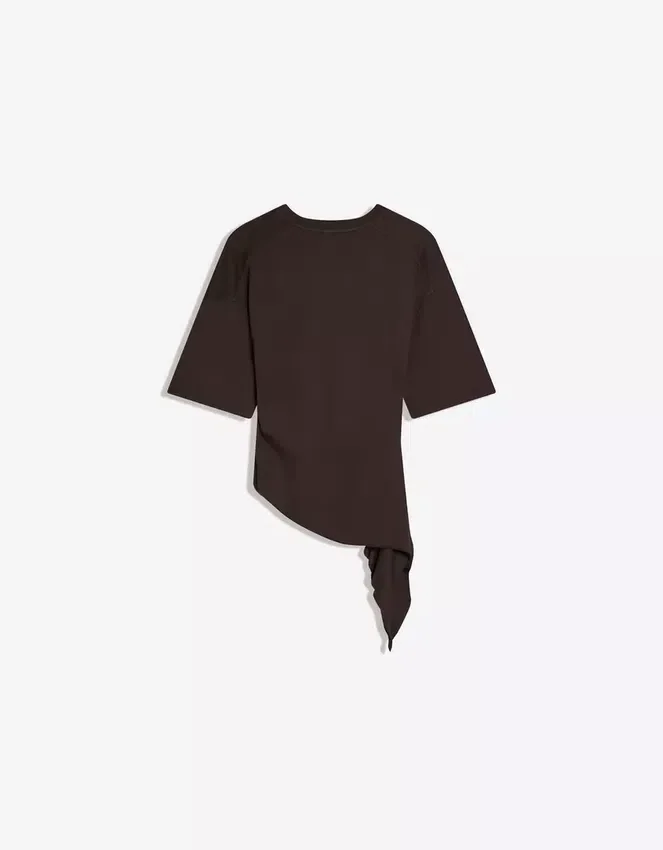 Camiseta de manga corta con fruncido – #Bershkastyle – Mujer Camiseta de manga corta con fruncido – #Bershkastyle – Mujer