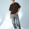 Camiseta de manga corta de felpa acanalada – Camisetas y Polos Camiseta de manga corta de felpa acanalada – Camisetas y Polos