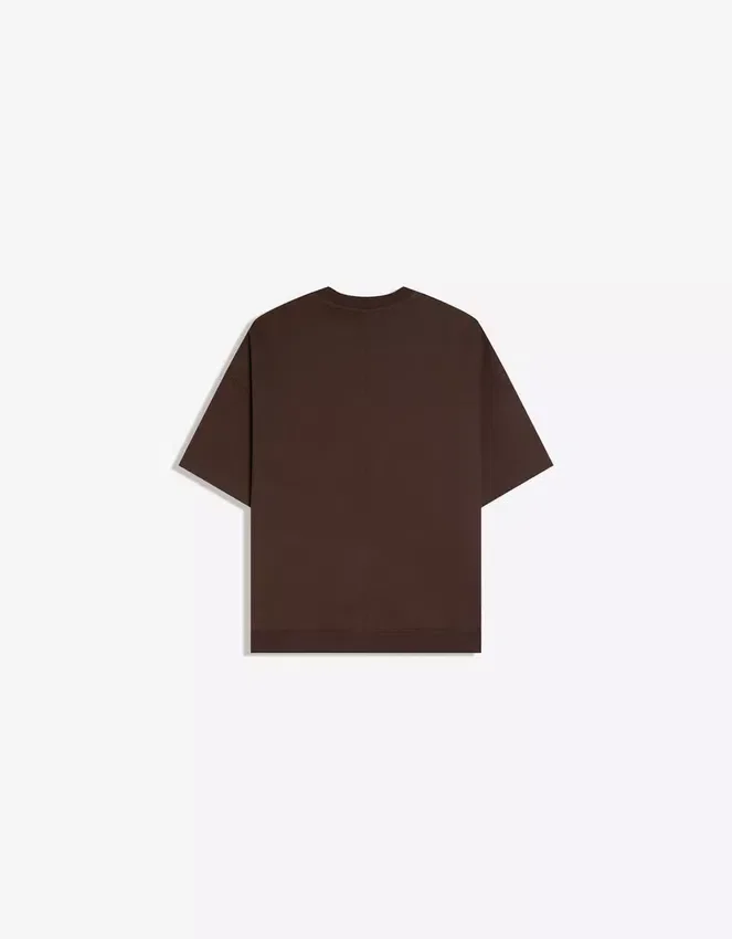 Camiseta de manga corta de felpa acanalada – Camisetas y Polos Camiseta de manga corta de felpa acanalada – Camisetas y Polos