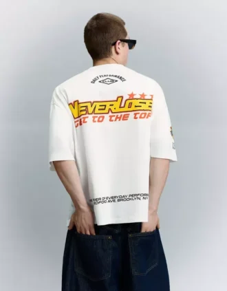 Camiseta de manga corta estampada – Camisetas y Polos