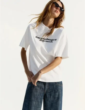 Camiseta de pantalón corto con estampado de Barbie