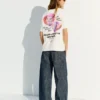 Camiseta de pantalón corto con estampado de Barbie