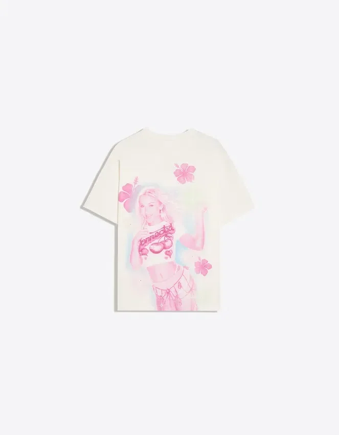 Camiseta estampada de Zara Larsson Camiseta estampada de Zara Larsson