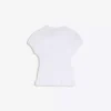 Camiseta fruncida con lazos laterales Camiseta fruncida con lazos laterales