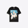 Camiseta oversize con estampado Pitbull Camiseta oversize con estampado Pitbull