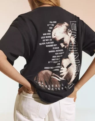 Camiseta oversize de manga corta de Eminem Camiseta oversize de manga corta de Eminem