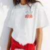 Camiseta oversize de manga corta estampada – Mujer