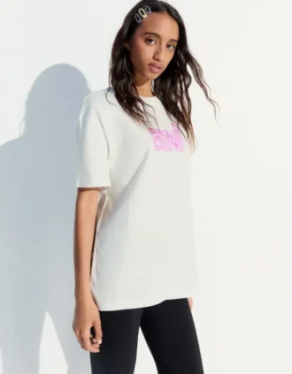 Camiseta oversize estampada Bini Camiseta oversize estampada Bini