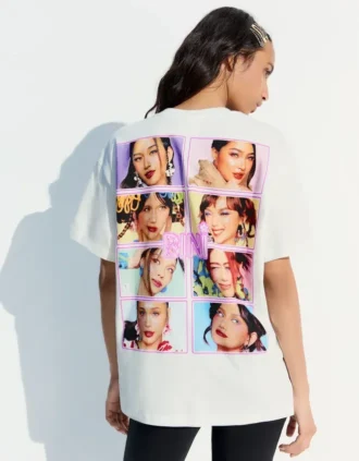 Camiseta oversize estampada Bini Camiseta oversize estampada Bini