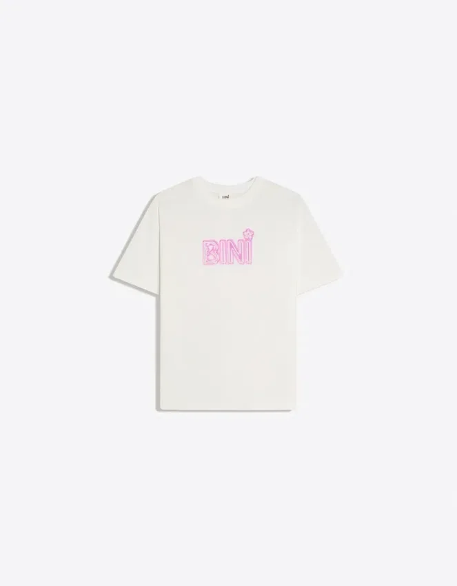 Camiseta oversize estampada Bini Camiseta oversize estampada Bini