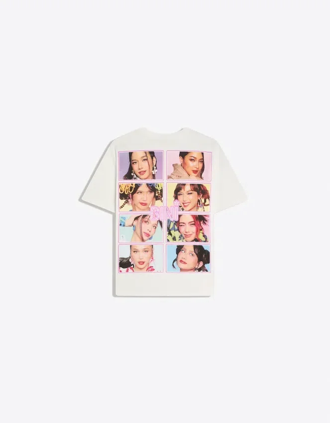 Camiseta oversize estampada Bini Camiseta oversize estampada Bini